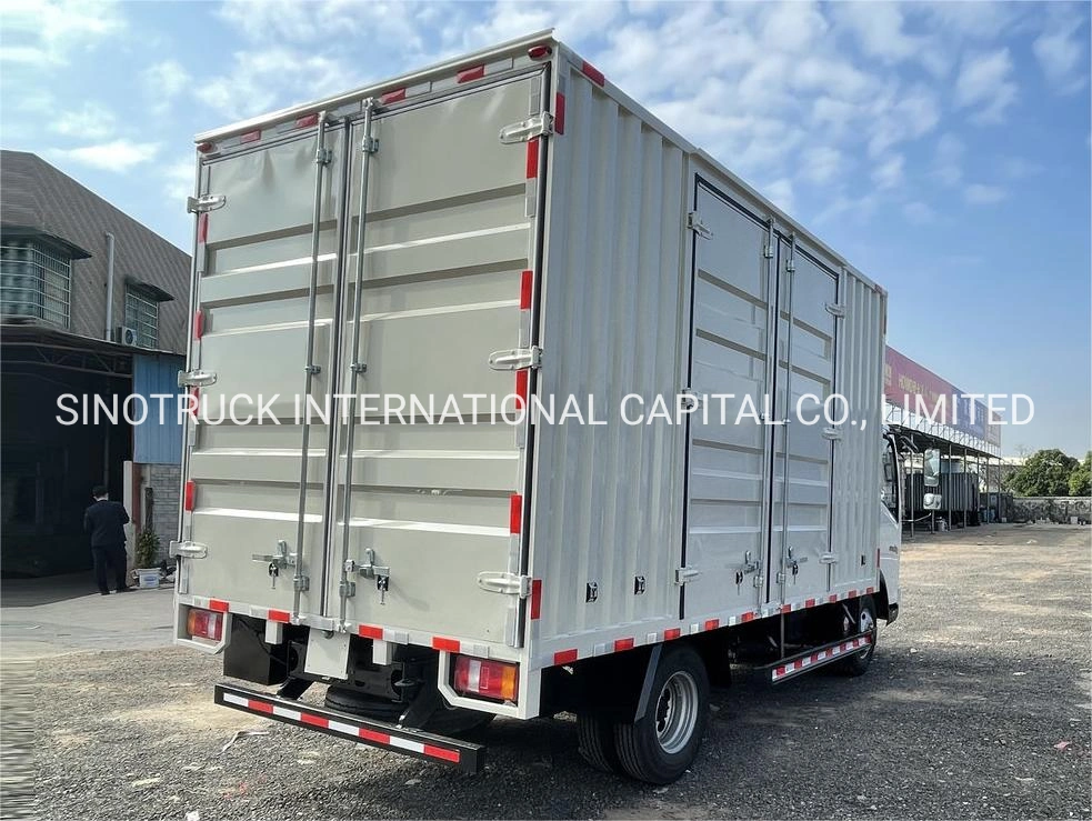 HOWO Brand Cargo Truck Mini/Light Truck Van Truck Box 6 Wheels 4X2 120-150HP 5.9m-8.9m 5-10ton Factory&prime; S Primary Source in Stock Factory Price