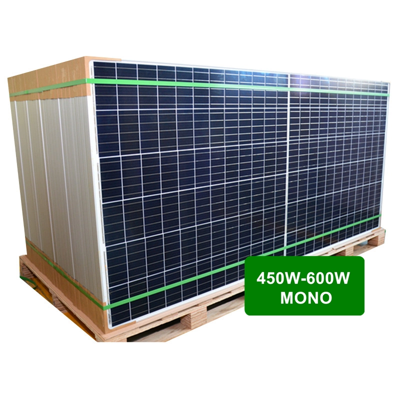 Efficacité de nettoyage de panneaux solaires au silicium monocristallin 550 watts