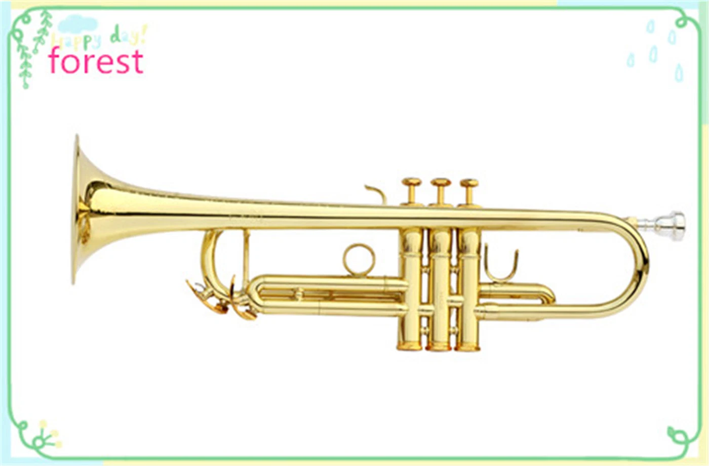 Buena trompeta / Laca de oro para principiantes /Precio al por mayor