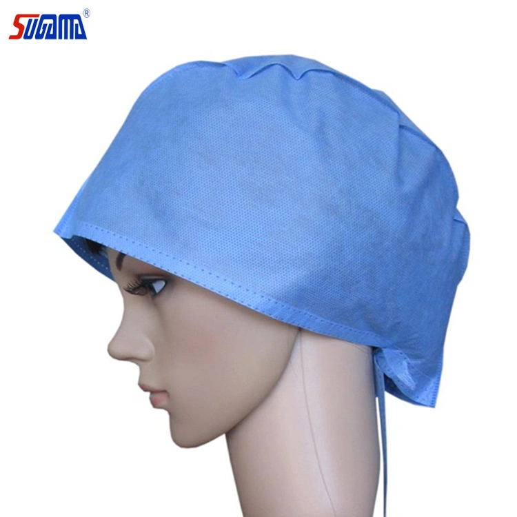 Disposable SMS Medical Cap Nonwoven Surgical Cap for Hospital Housework