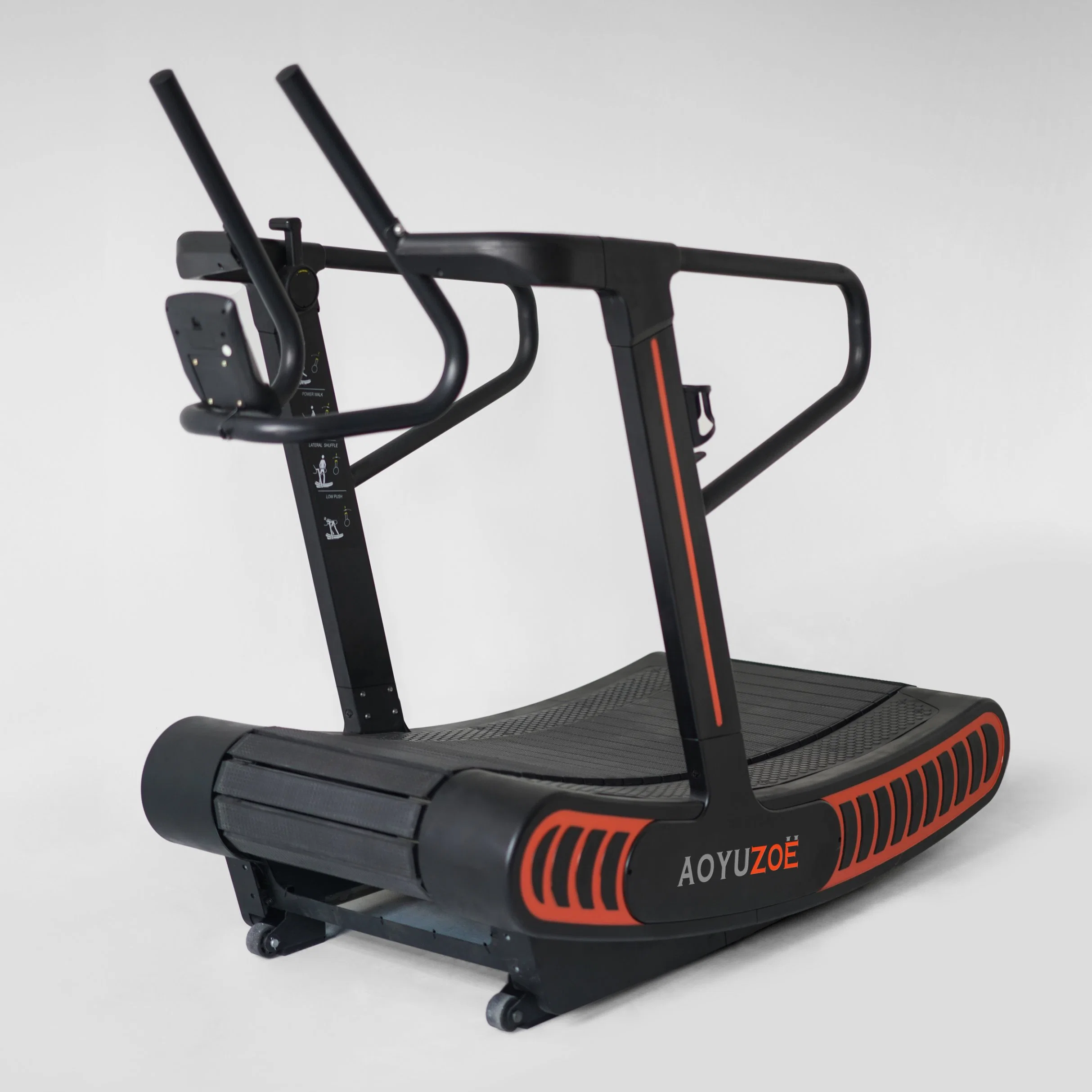 Equipos de gimnasia Comercial Curved Mecánica UnPowered Luxury Gym Equipment Treadmill Para la venta