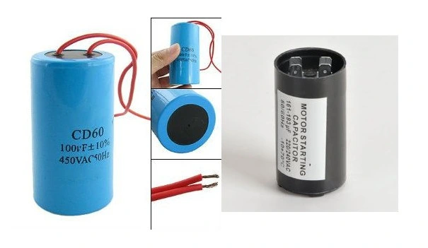 Washing Machine Plastic Run Motor Starter Capacitor for Air Conditioner (Cbb60)