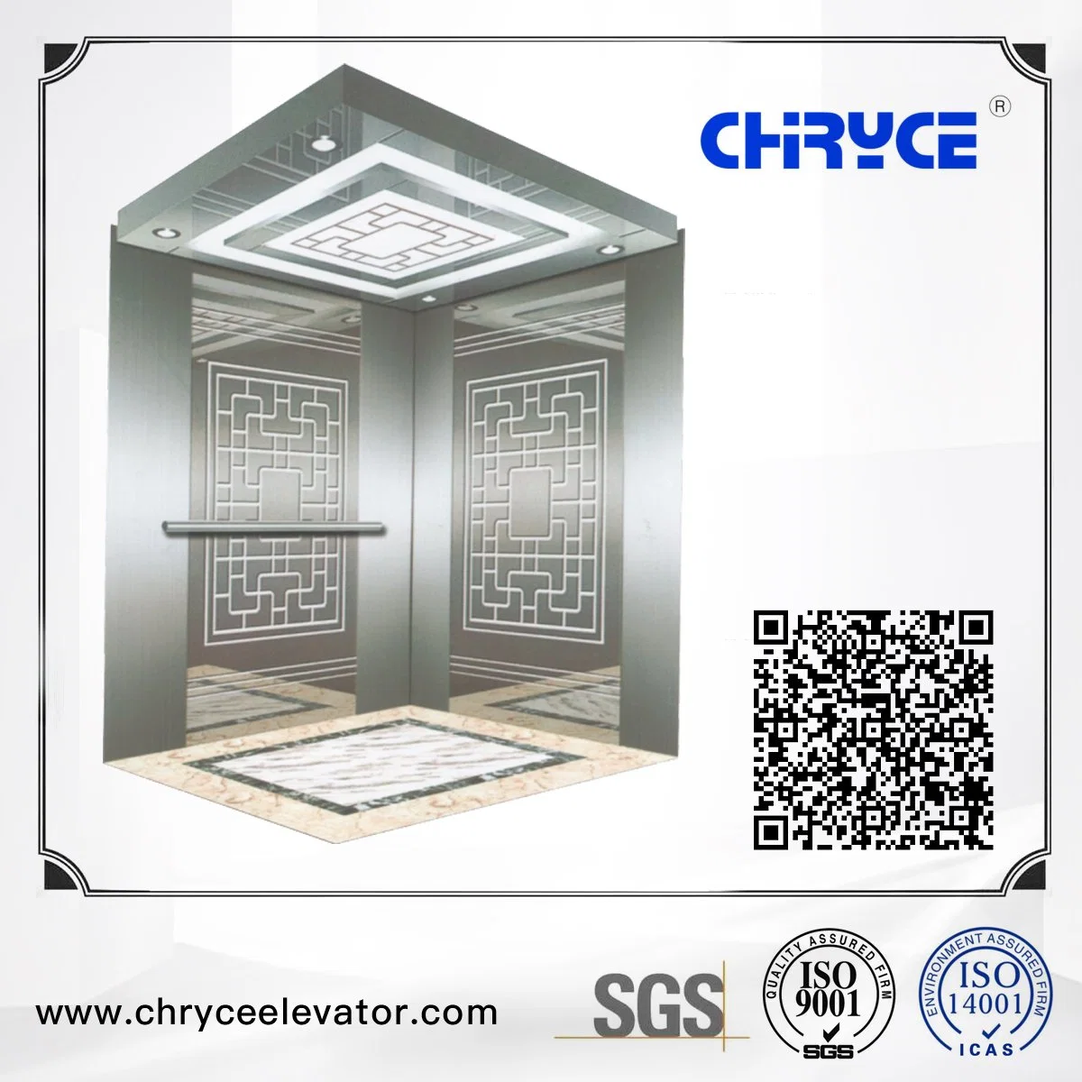 800kg 10 Persons Personalization Design Passenger Elevator for Construction Building