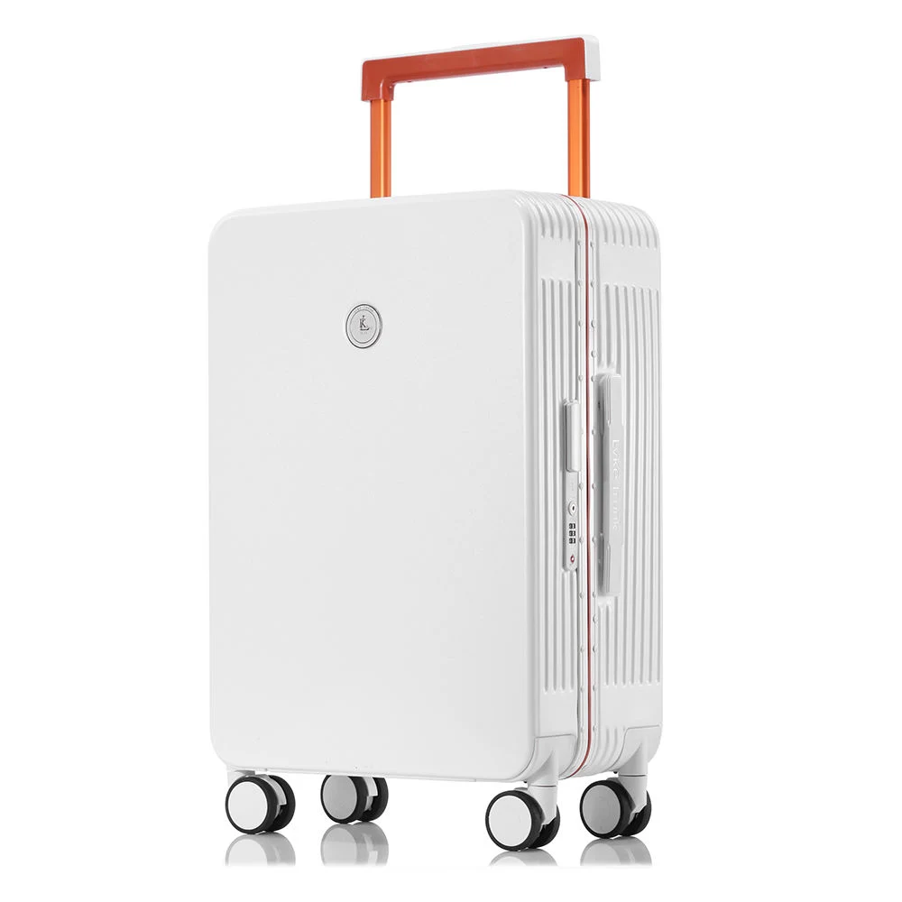 Travel Essentials Hand Carry Aluminum Frame 20 Inch Suitcase with Extra Wide Telescopic Handle