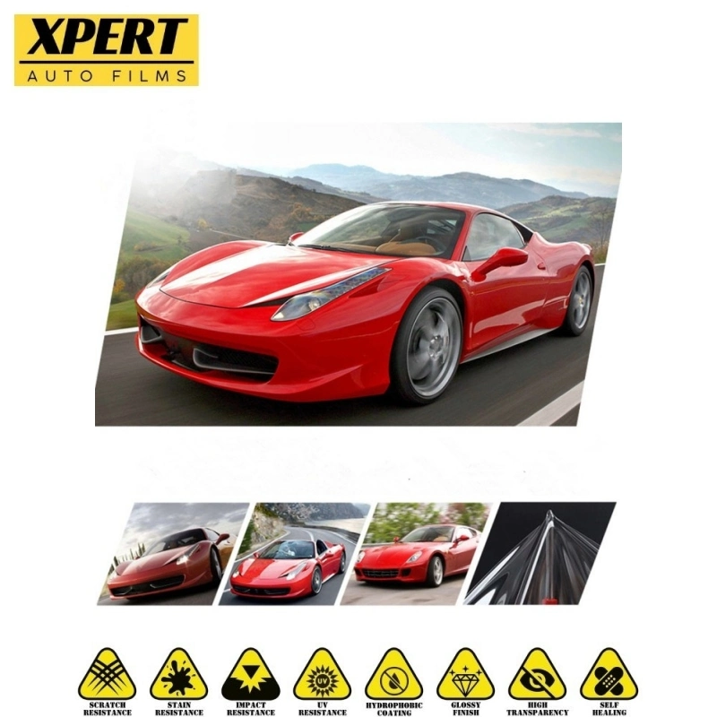 High quality/High cost performance Stain&Corrosion Resistance Self-Healing TPU Car Ppf Black Color Paint Protection Film