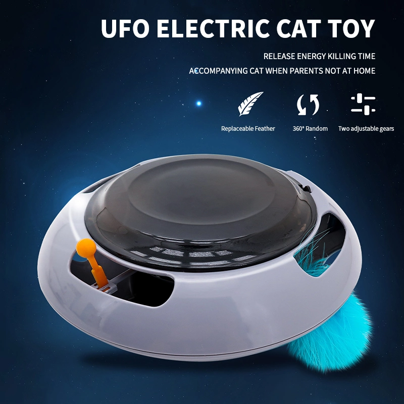Gravity Ufq Electric Cat Toys Magic Box Intelligent Cat Stick Seld Excitement Boredom Automatic Teasing Cat Toy