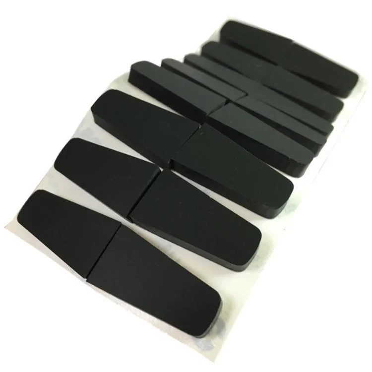 China Die Cut 1mm 2mm 5mm 10mm Black High Density Double Sided Self Adhesive Rubber Block EVA PE Foam Tape Sheet Pads