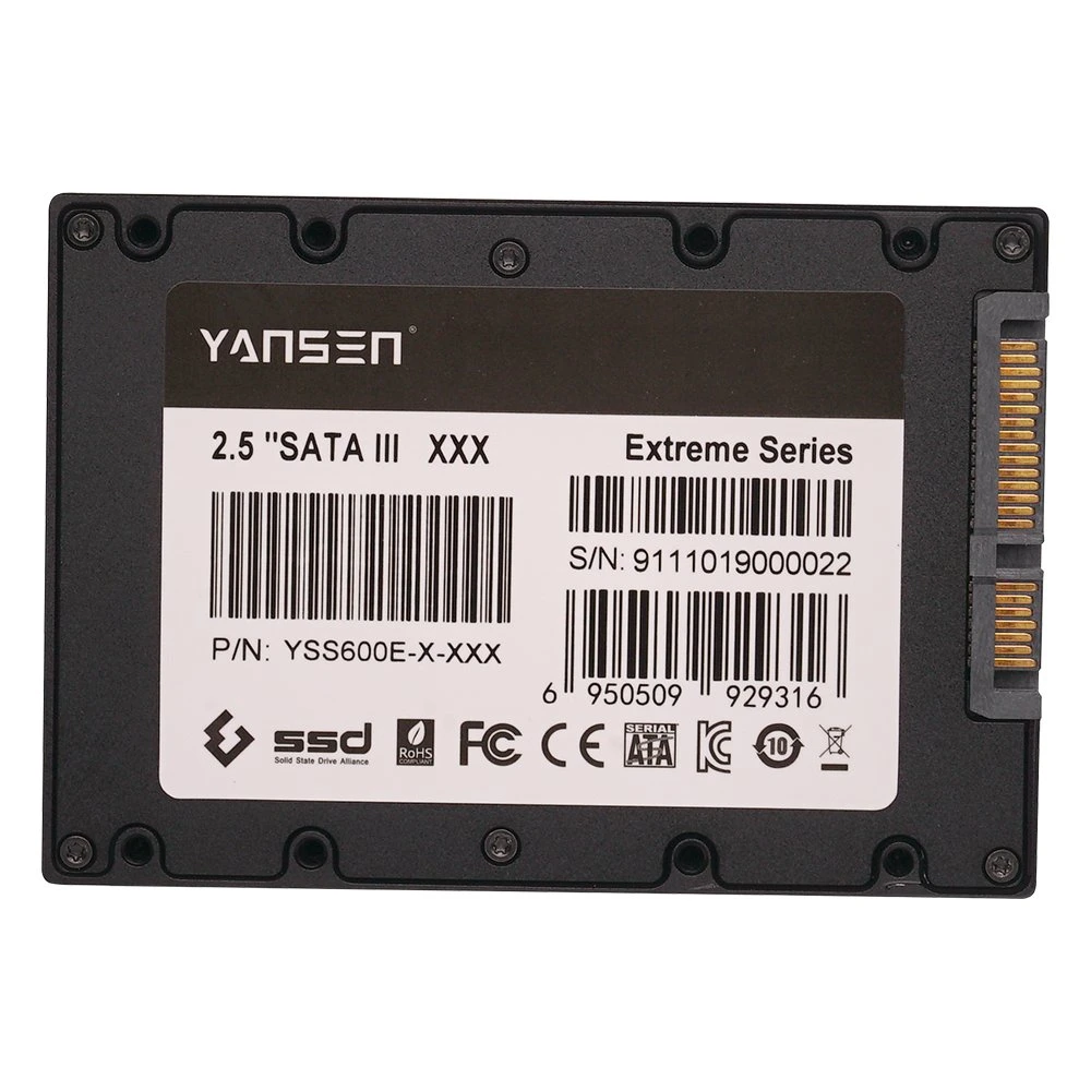 Yansen Internes Solid State-Laufwerk 2,5 Zoll SATA3 SSD 512GB Festplatte für industrielle Maschine