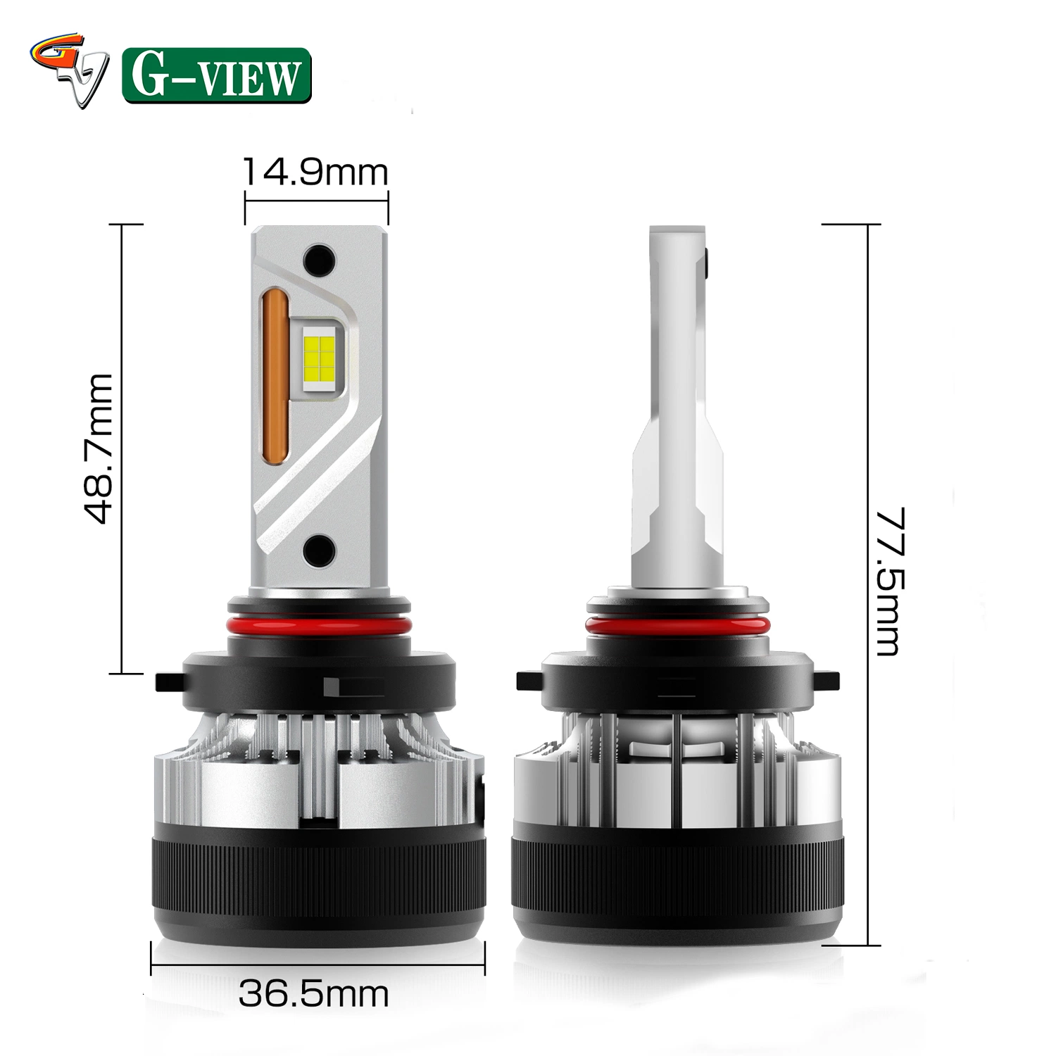 G-View G12W Super Bright H11 Faro LED 130W H7 H4 H13 9005 9006 bombillas LED automáticas