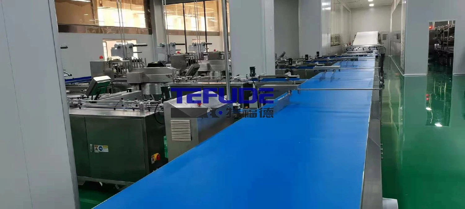 Fully Automatic Food Packaging Production Line for Wafer Biscuits Cereal Bar Wrapping Machine Cookies Feeding Flow Packaging Line