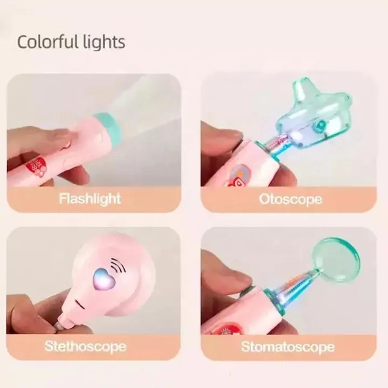 Wholesale/Supplier Pretend Role Play Stethoscope Tool Medical Box Baby Doll Needle Doctor Tool Children Colorful Interesting Doctor Toys Medical Toys