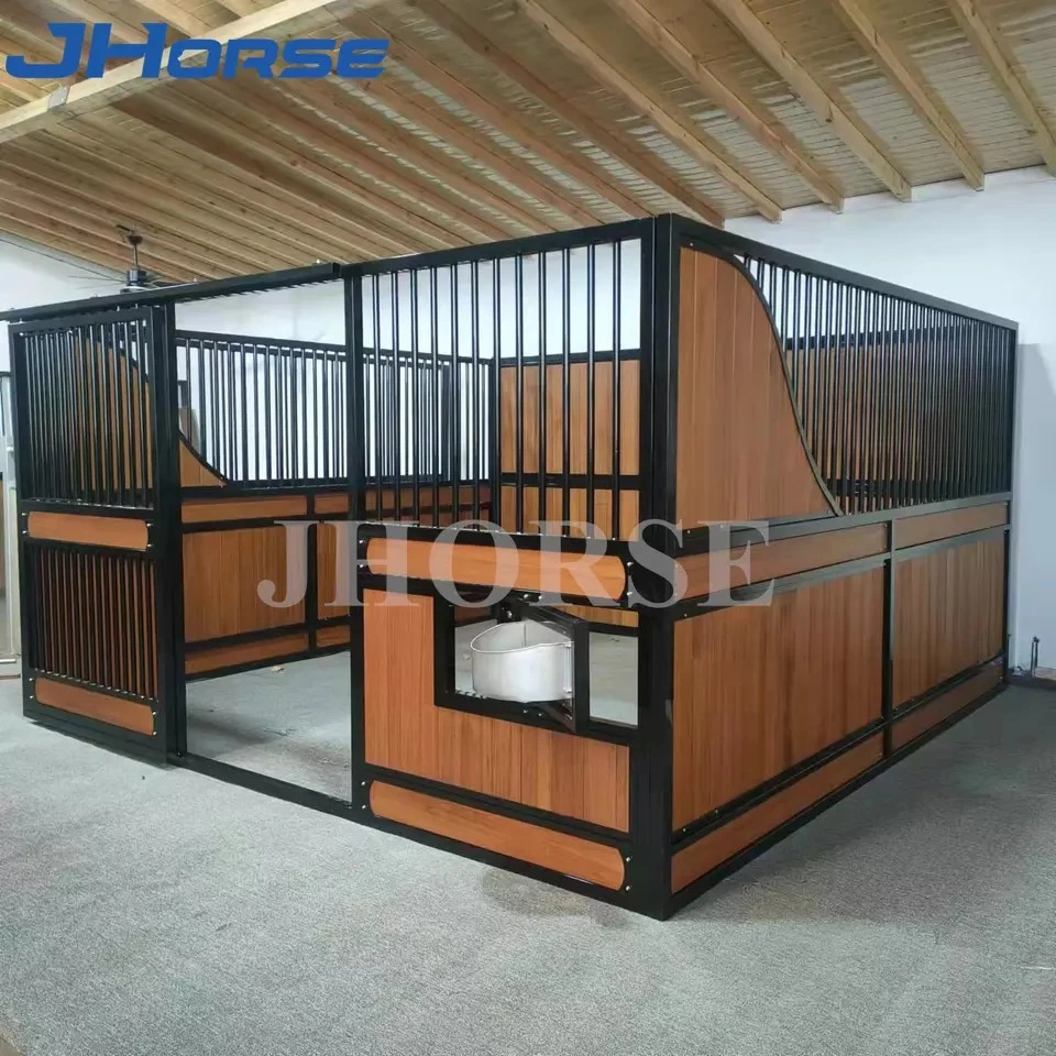 Equipamento de deslizamento de gama profissional Horse Stall for Home Farm Horse Estável