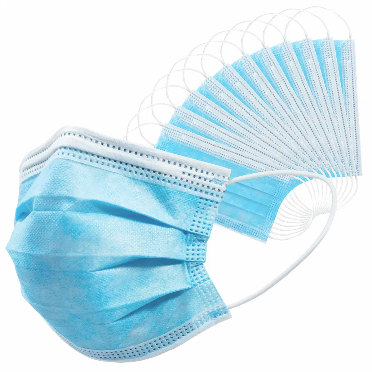 Wholesale/Supplier Type Iir Disposable 3ply Medical Face Mask with En14683 Black Blue Green Surgical Mask