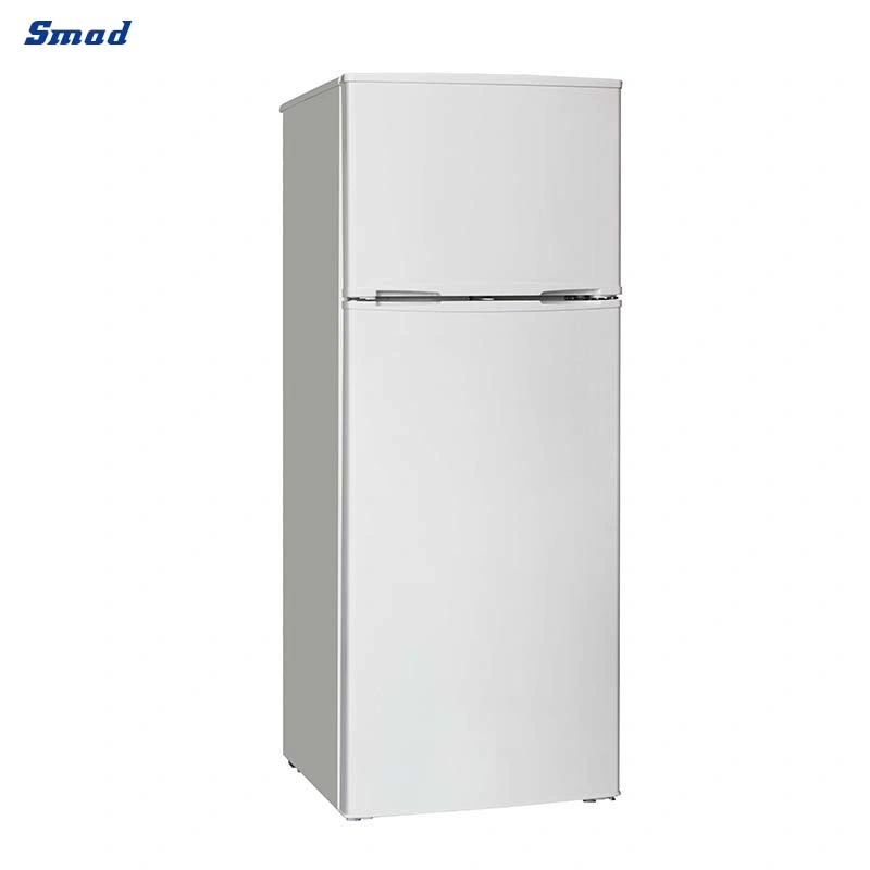 OEM Smad 80L electrónica blanco de pequeño tamaño, con doble puerta refrigerador