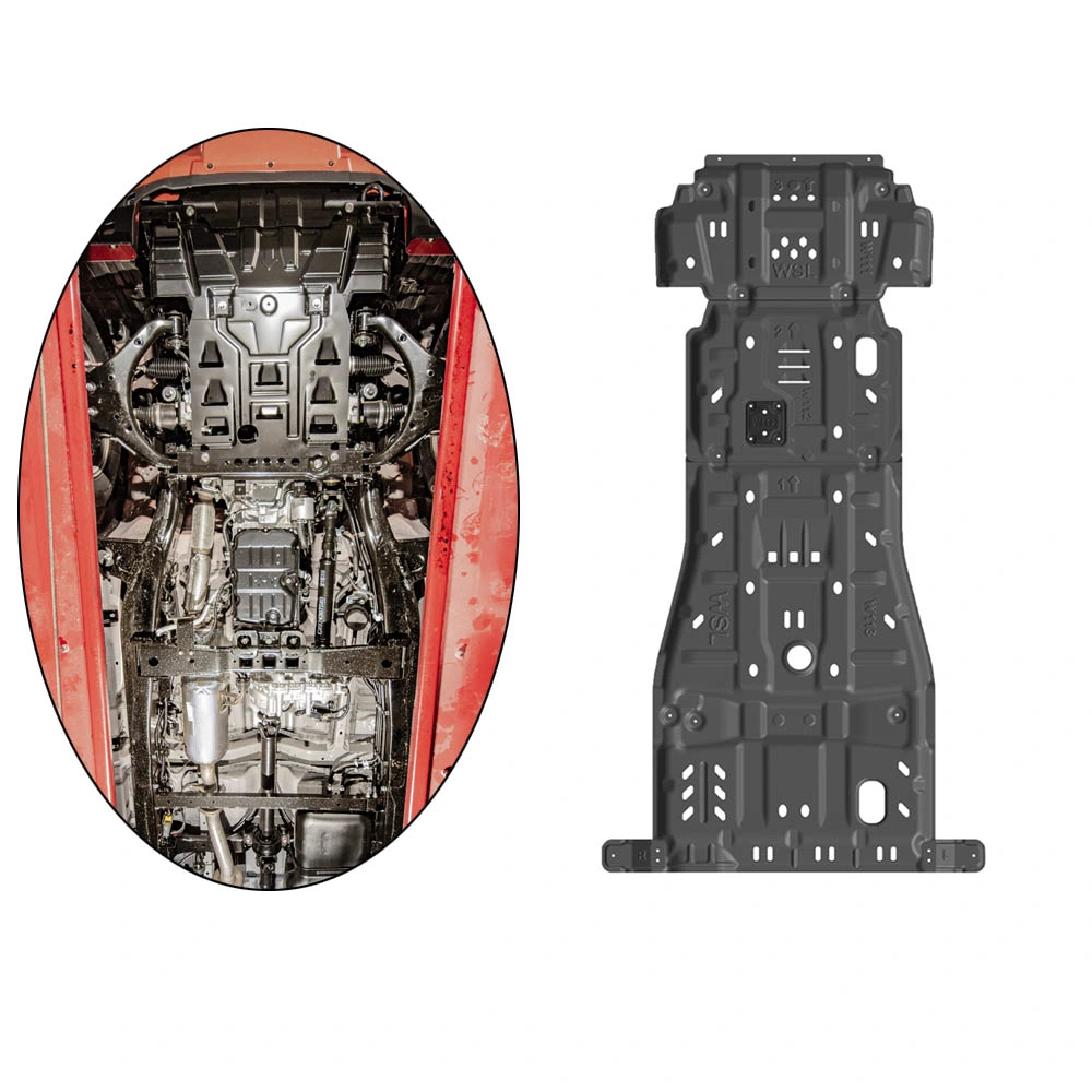 Fabricante OEM de fábrica para Isuzu Mu-X y D-Max Accesorios placa de Skid Protección de la caja de transferencia de la transmisión del motor