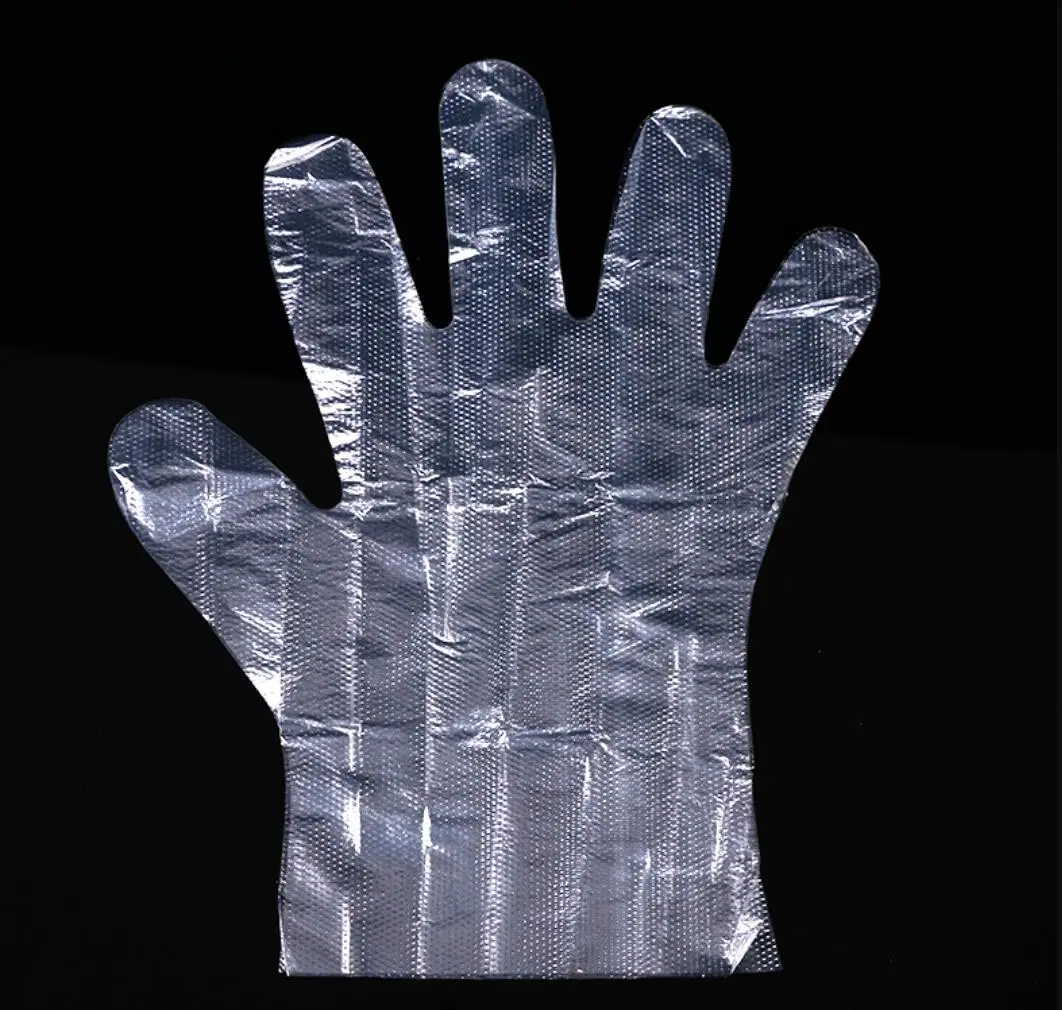 Shenone New Products 0.4-1.8g Disposable Plastic PE Folded Glove