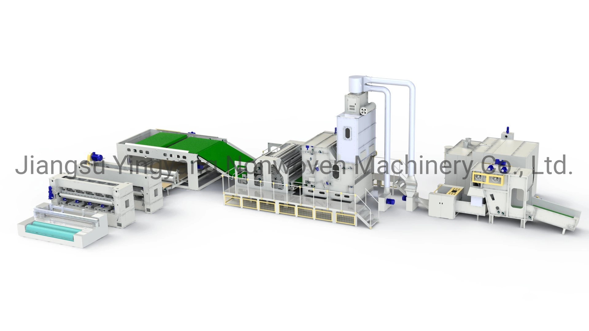 High Speed High-Needle Frequency Glass Fiber Needle Punched Production Line