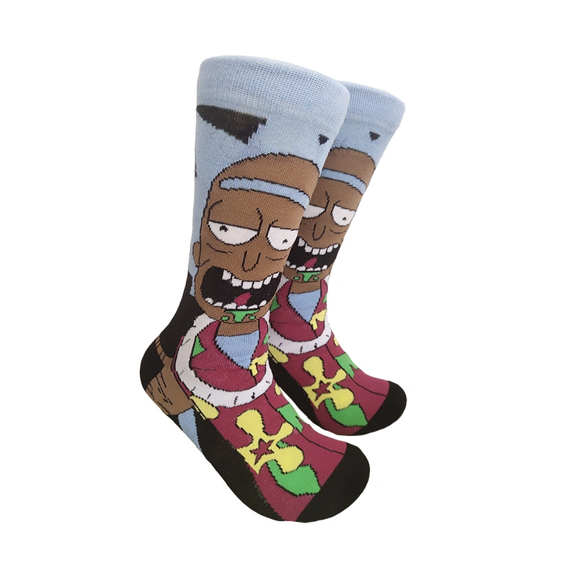 Cartoon MID-Calf Tide Men and Women's Personalized Trendy Cotton Socks