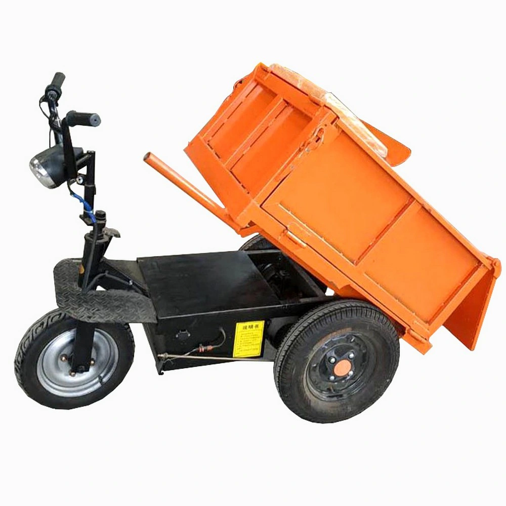 Electric&#160; Hand/Hydraulic Unloading Diesel Mining Three Wheel Dumping Tricycle