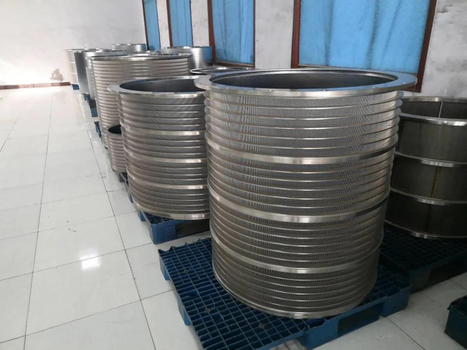 Pressure Screen Basket Drum for Paper Pulp Making Line