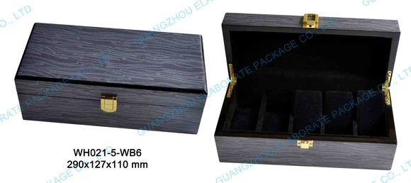 Paquete de madera personalizado de moneda Caja Caja de regalo
