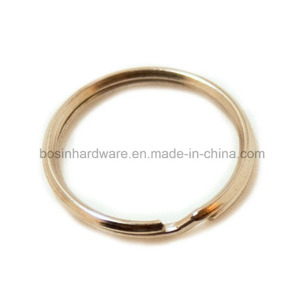 Nickel Plated Metal 25mm Triangle Edge Split Rings