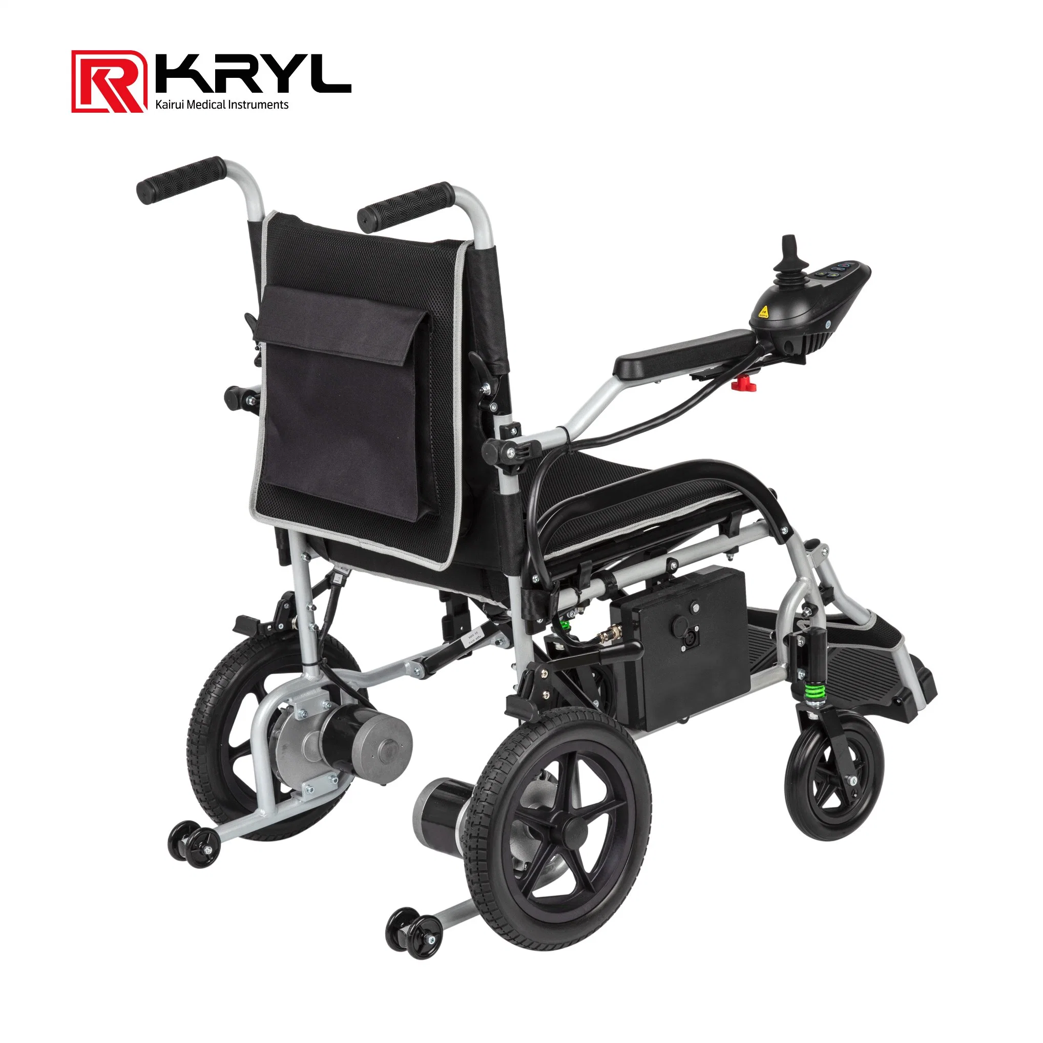 High quality/High cost performance Manuafacture Standing Electric Power Aluminum Portable Folding Electrical Battery Wheelchair