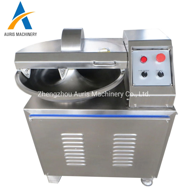 80L máquina de fabricación de salchichas industriales de carne de cerdo carne de cordero Bowl picar verduras Cortador de máquina de corte Cutter