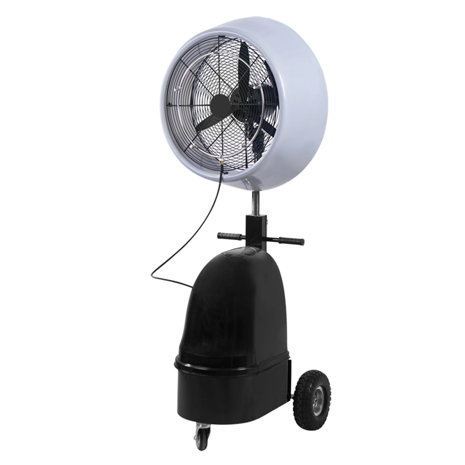 Electric Standing Pedestal Tower Air Conditioner Water Mist Fan with Air Cooler for Outdoor