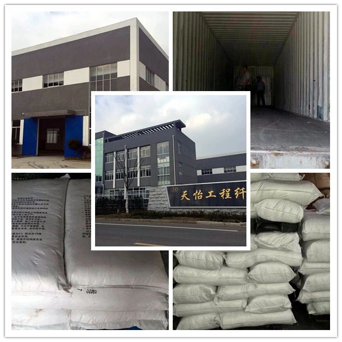 Pet Polyester Fiber Fibre for Asphalt Concrete