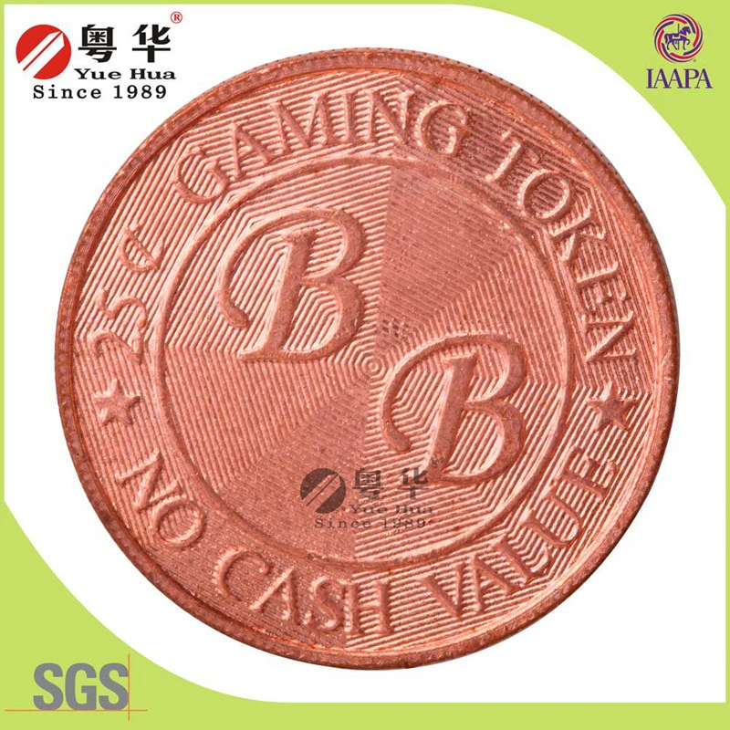 Kinds of Visual Embossment Red Copper Token