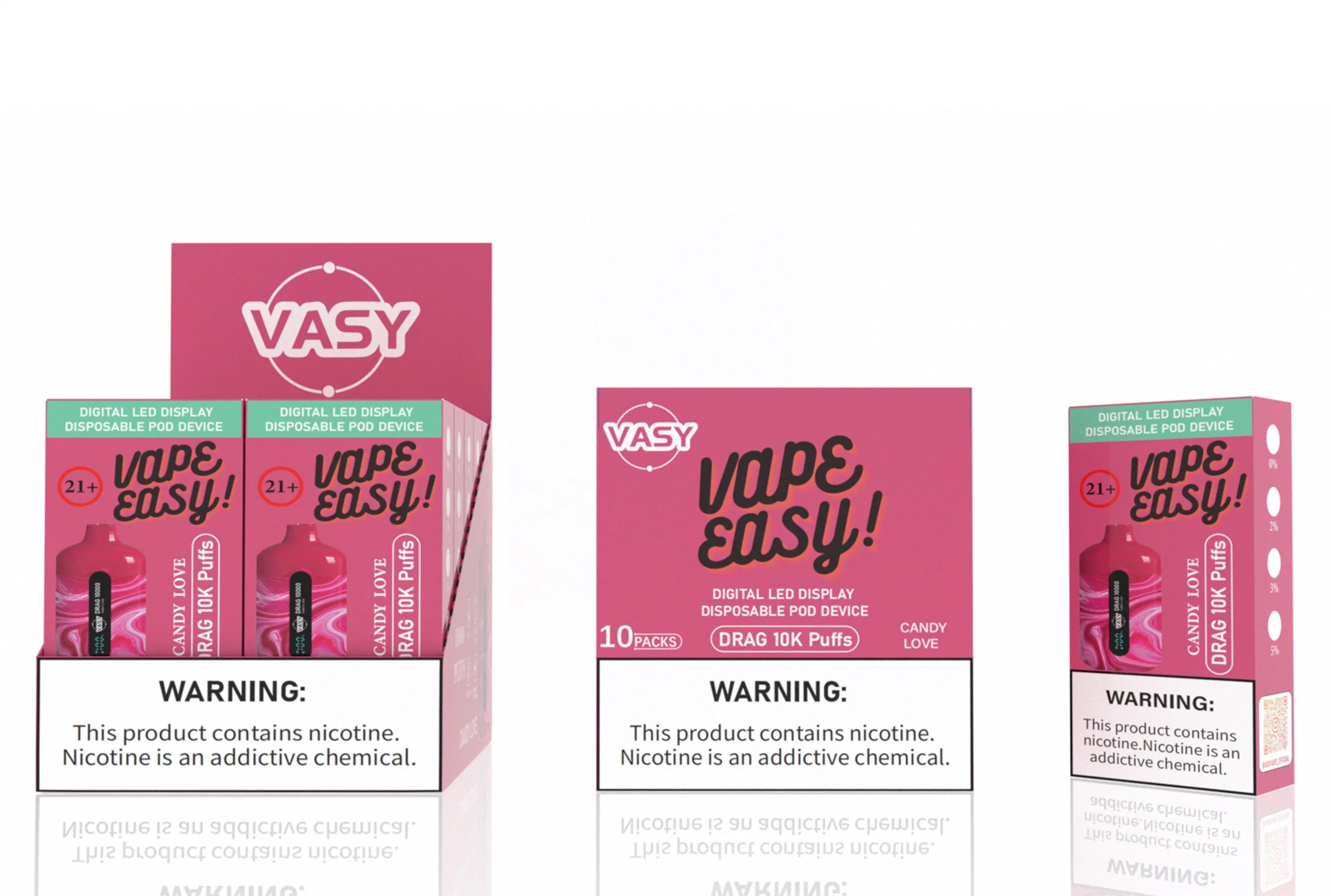 Vasy Drag 10000 Puff Wholesale/Supplier Disposable/Chargeable E Cigarette Vape with Dual Mesh Core Smart Screen