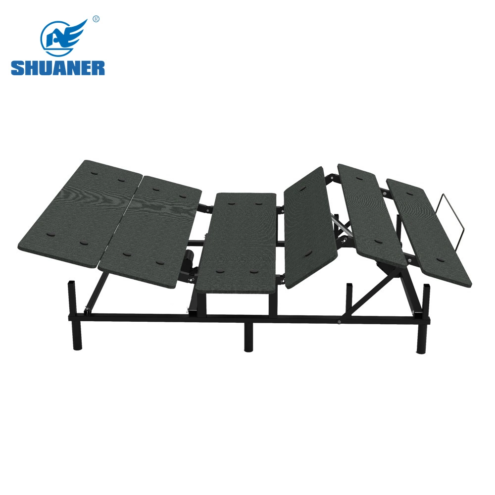 The Adjustable Electric Beds Rail Frame Double Size with Iron Mesh Beds Base Low Medical Instrument