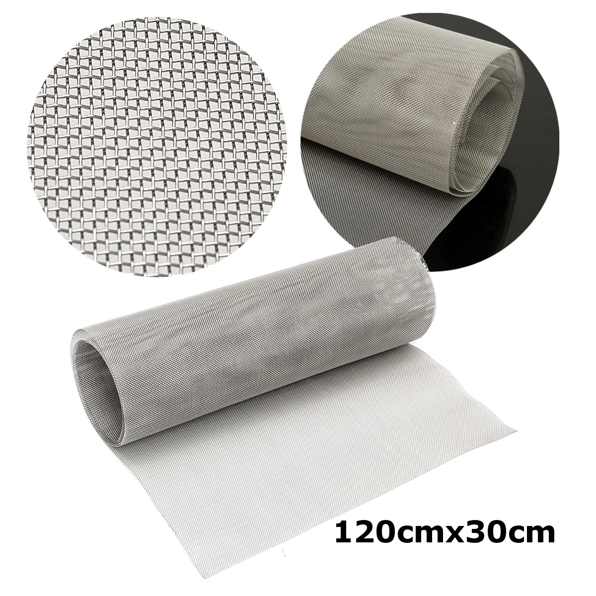 201 304 316 430 Stainless Steel Woven Wire Mesh Fabric Cloth Screen