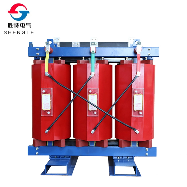 30 50 80 125 160 200 315 400 630 750 1250 2000 3000 kVA 10 / 0.4 Kv IEC60076 3 Phase High Voltage Dry Type Step-Down Power Distribution Transformer