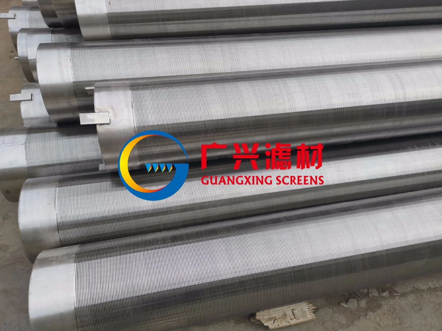 Factory All Welded Wedge Wire Screen Stainless Steel Slot Pipe