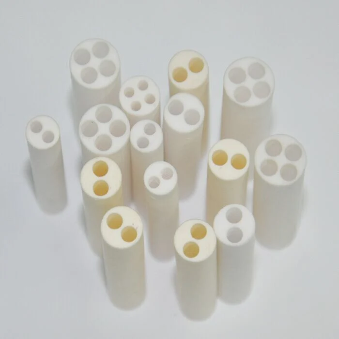 High Insulation 2 or 4 Hole 99.7% Alumina Thermocouple Ceramic Insulator