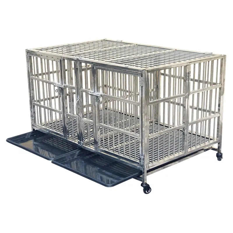 High quality/High cost performance  Warehouse Safety Supermarket Cargo Storage Steel Zinc Wire Mesh Roll Cage Pallet Trolley Metal Trolley