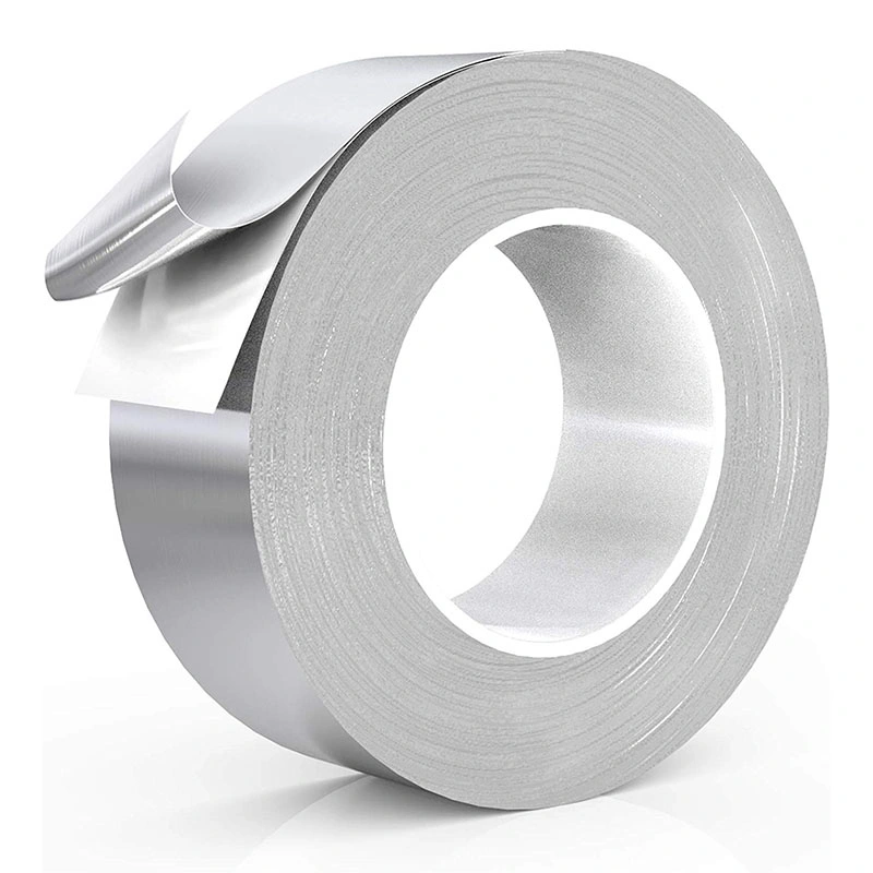 Solvent Silver Adhesive Waterproof Alum Heat Resistance HVAC Aluminum Foil Tape