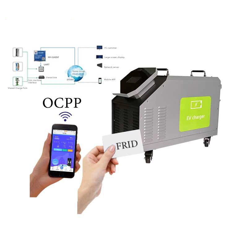 OCPP CCS 7kw 15kw 20kw 30kw 40kw Super Fast EV Station de charge Station de chargement portable de voiture électrique