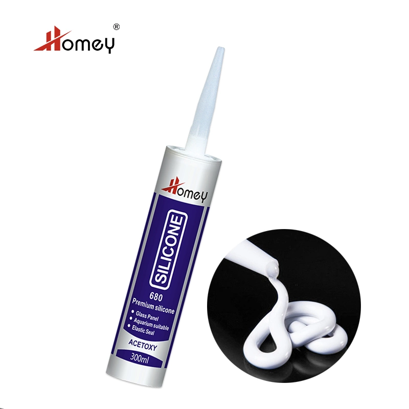 Homey Clear Window and Door Non Toxic Glass Silicone Adhesive