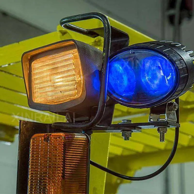 Luz de segurança do veículo luz de segurança do carro elevador LED do carro elevador Azul vermelho