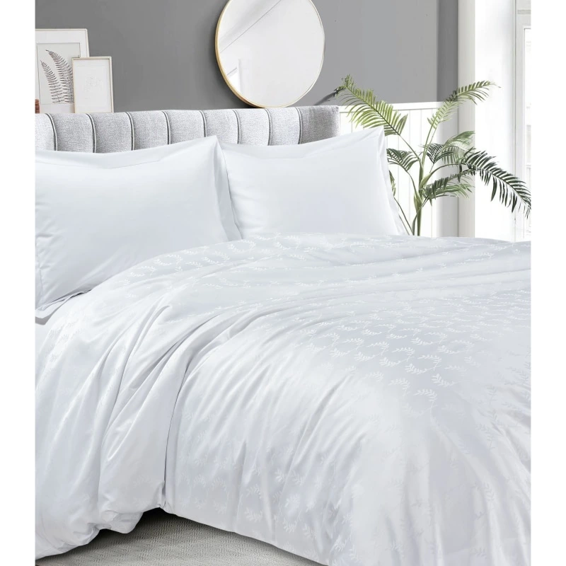 Hotel Bedding Set Queen Size Comforter White Goose Down Duvet Cover