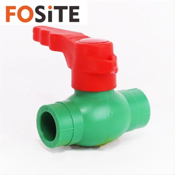 Fosite Wholesale/Supplier Green Color PPR Pipe Fittings Plastic Union Water Ball Valve