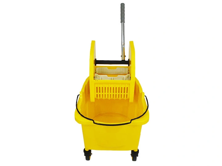 Fabrik Großhandel 24L Single Mop Wringer Trolley Kunststoff-Reinigungswerkzeug