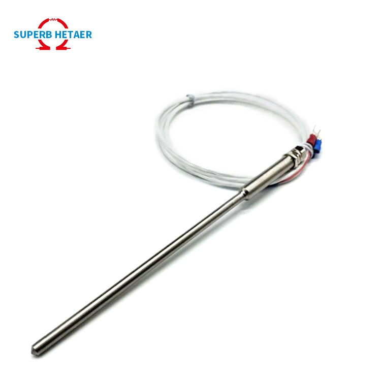 أداة التحكم نوع برغي زنبركية الضغط من النوع K-Type Thermocouple Temperature Sensor المسبار