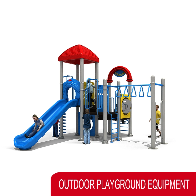 Hot Selling Plastic Playground Kids Slides Equipment Outdoor Plastic Playground