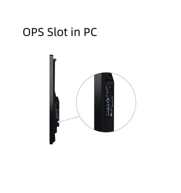 Hjs Portable OPS Computer Intel Core I7 Processor 8GB RAM 120GB Msata SSD 2tb HDD for Digital Display. CE FCC RoHS