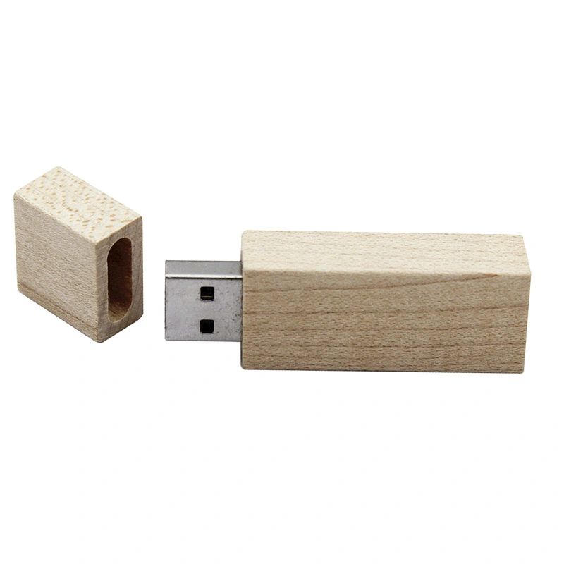 Wooden Square USB Flash Drive Gum USB Flash Disk