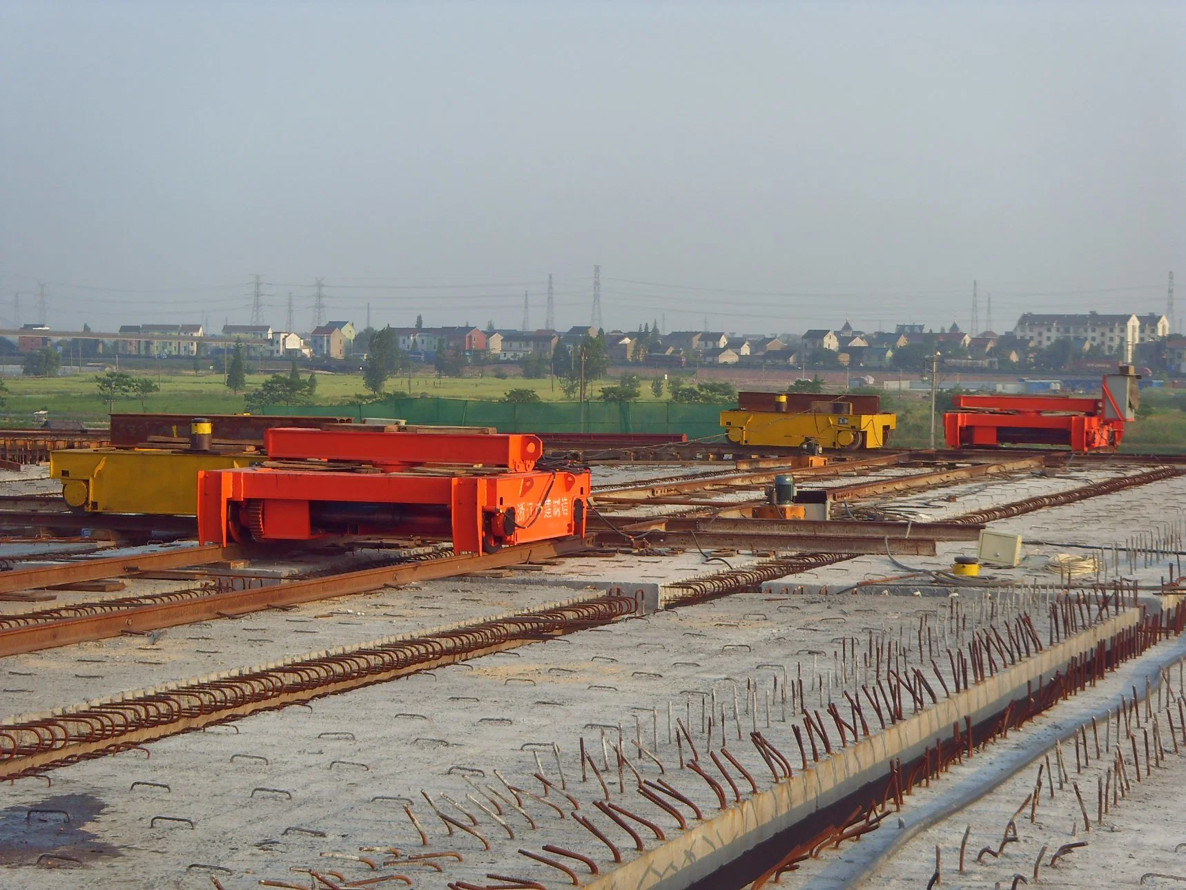 Bridge Beam Transport Vehicle for Precast Beams in Bridge Construction